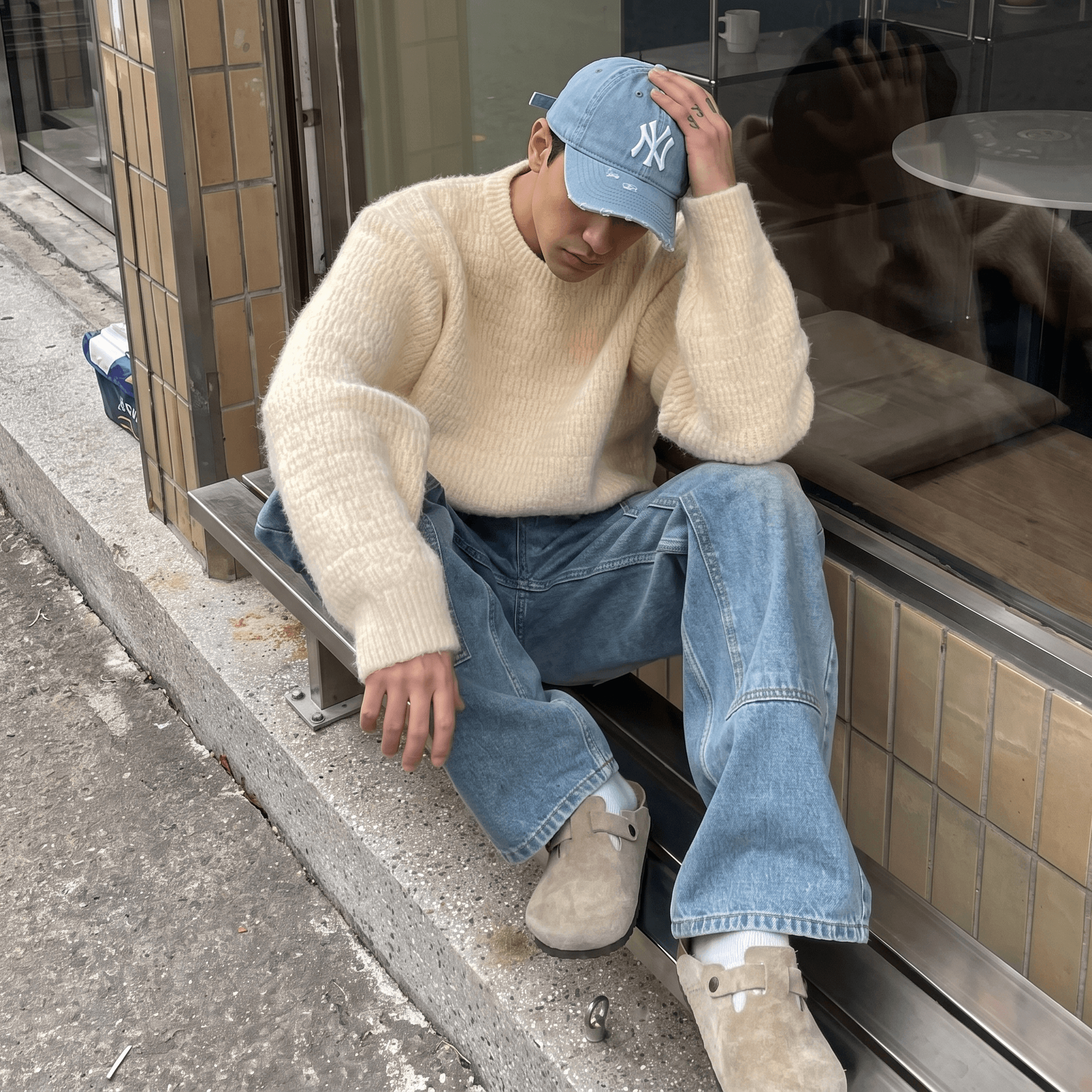 Casquette jean CAPY look casual