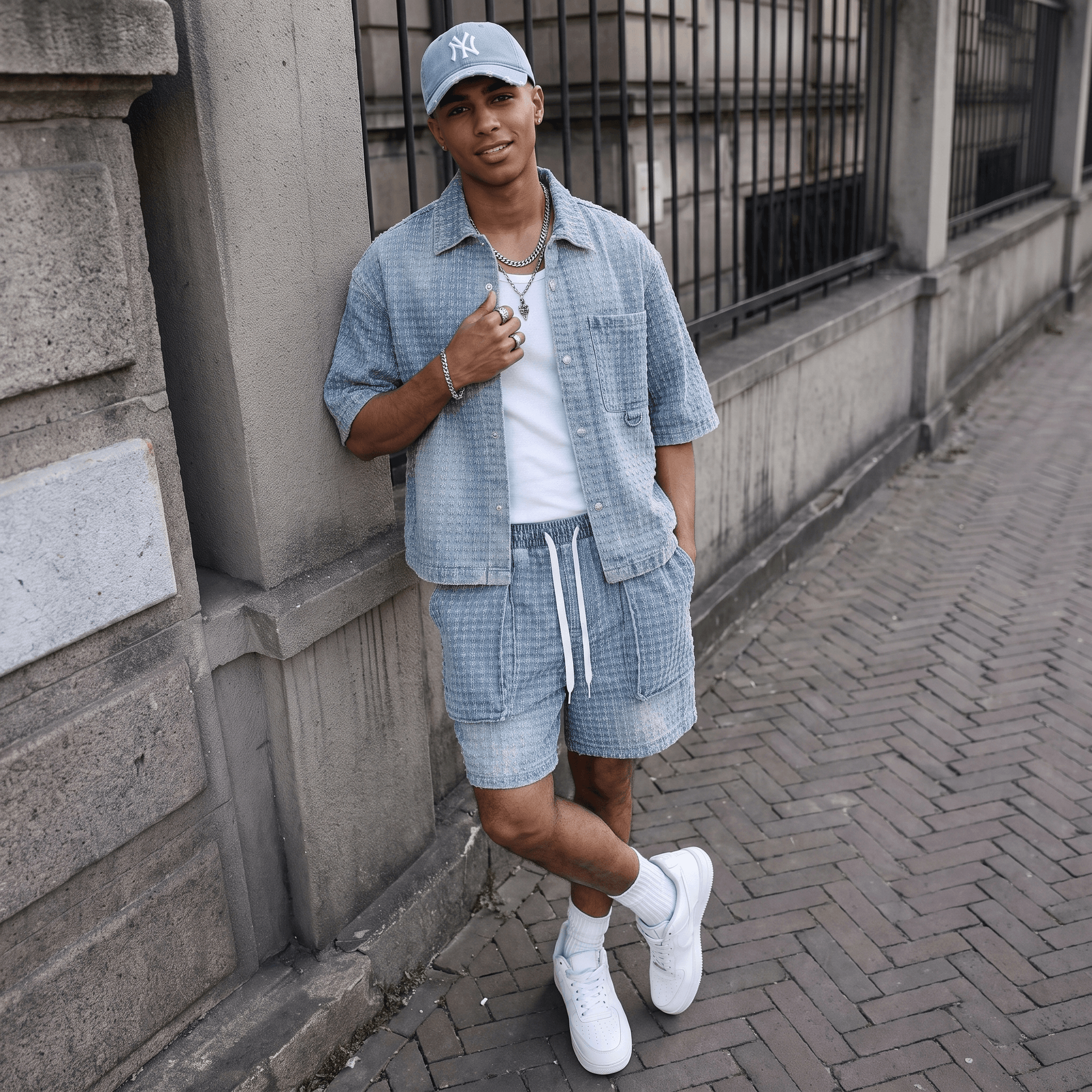 Casquette jean CAPY look street