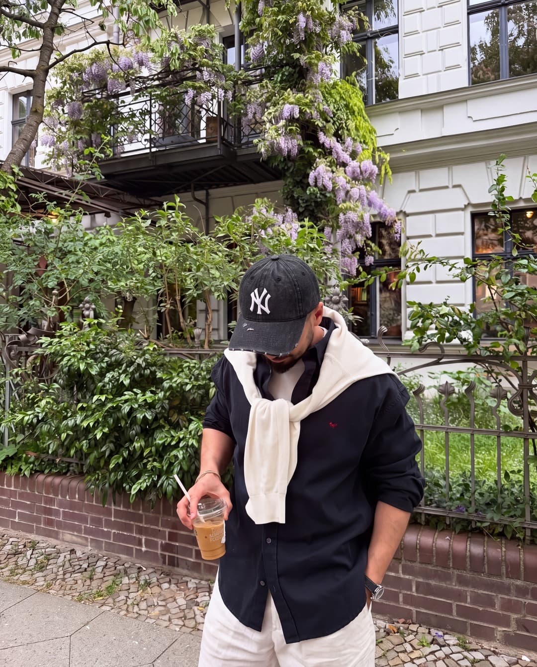 Casquette jean CAPY noire